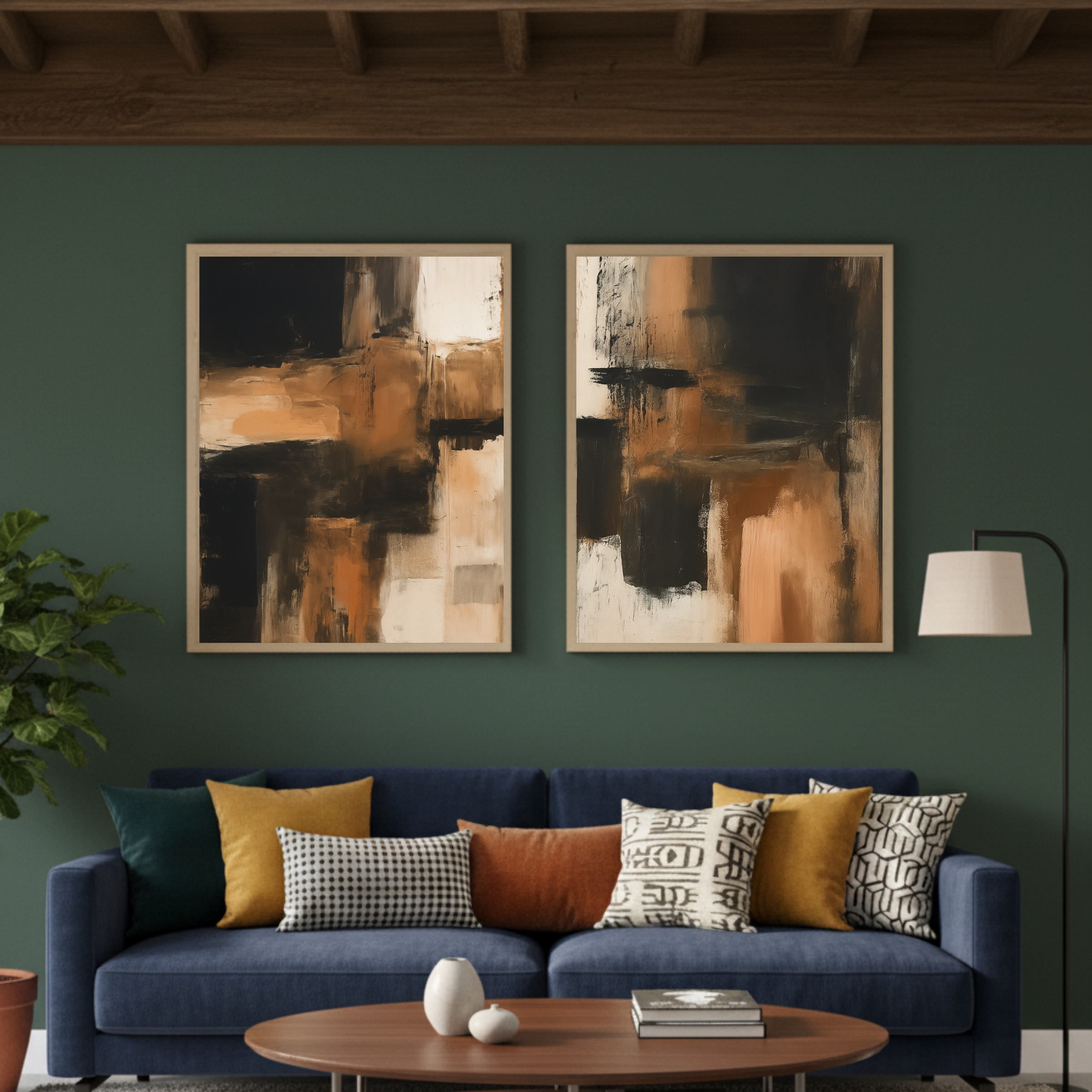 Set de 2 Abstracto #71