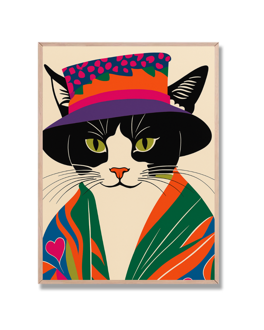 Gato con sombrero