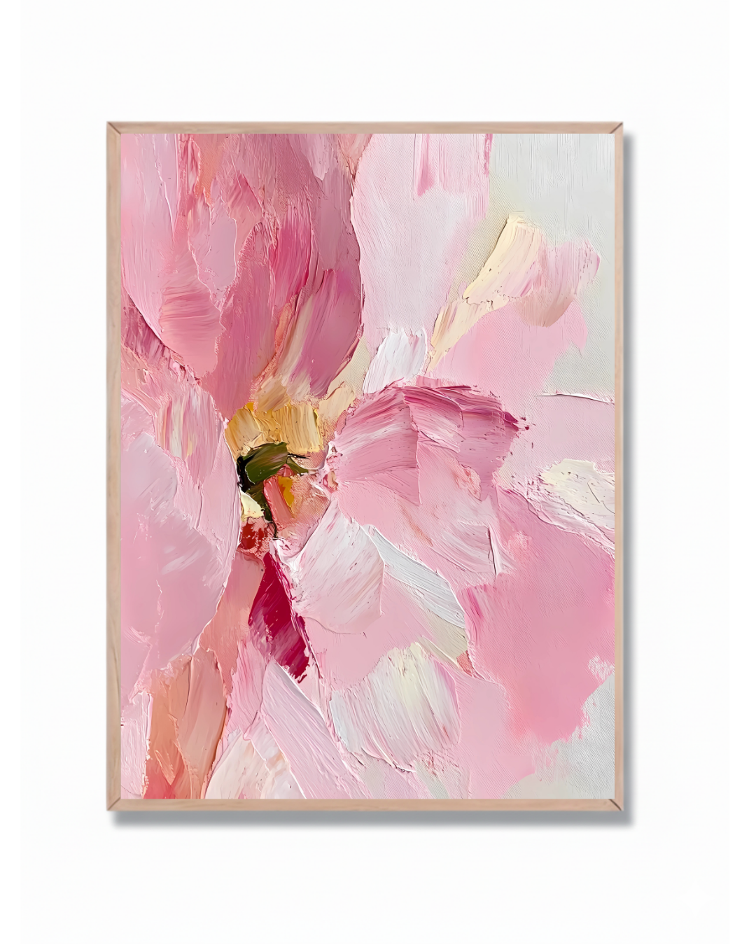 Flor abstracta rosa #1