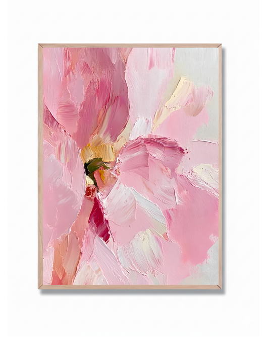 Flor abstracta rosa #1