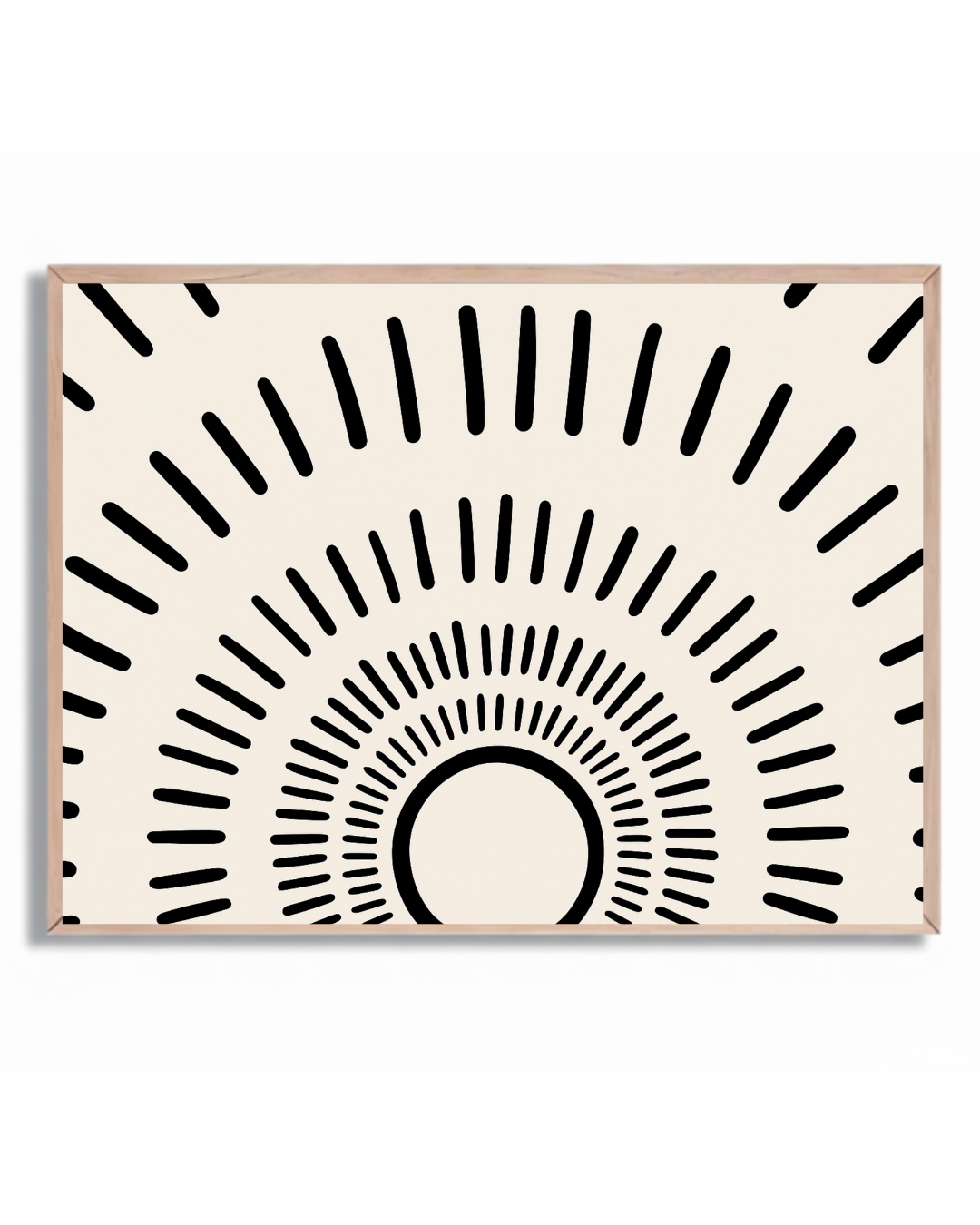 Abstracto Sol Radial