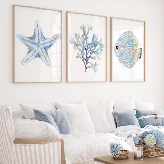 Set de 3 Coral y Estrella