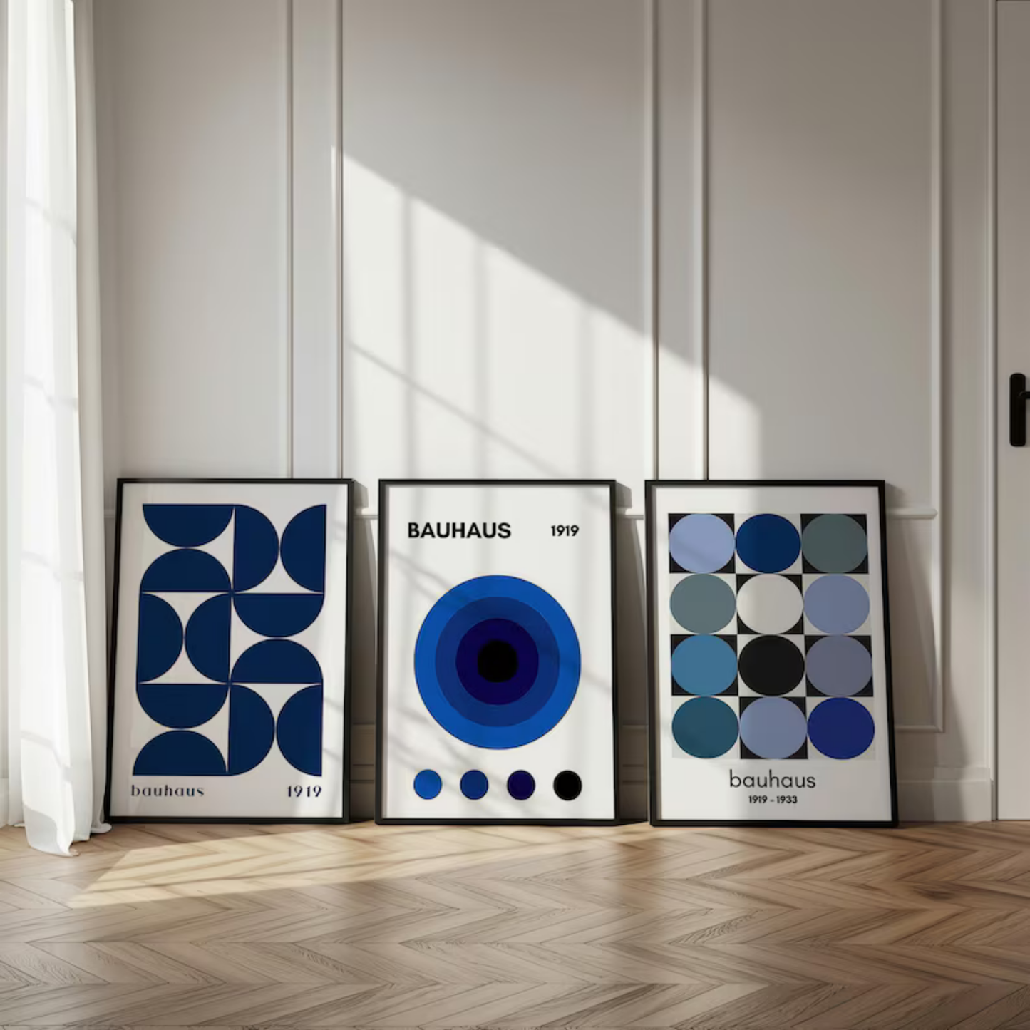 Set de 3 Bauhaus Cobalto