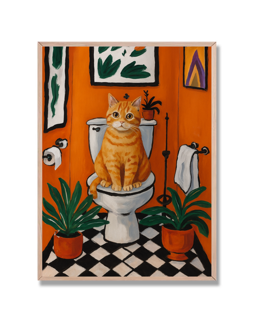 Gato en el baño 2