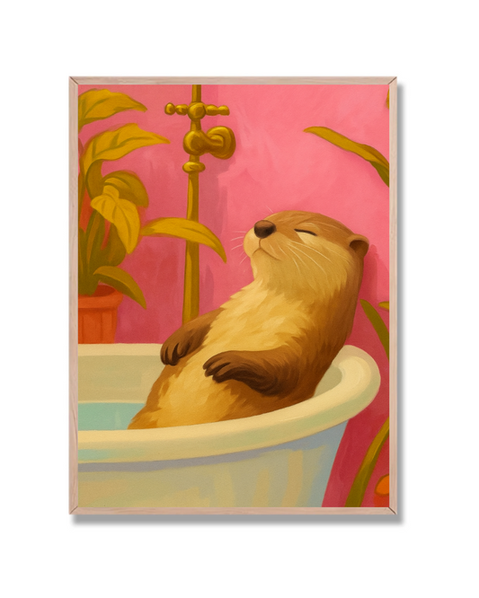 Nutria en la bañera
