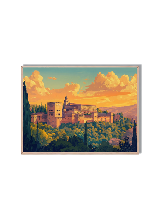 Alhambra Atardecer Naranja
