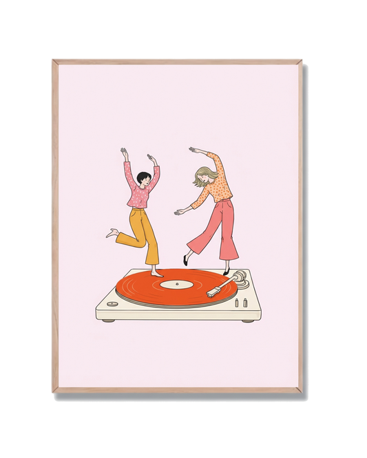 Baile Tocadiscos Amigas