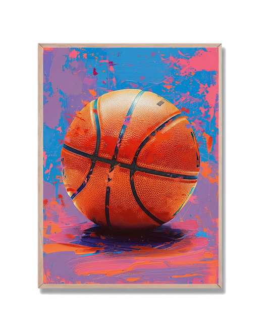 Balón Baloncesto Abstracto