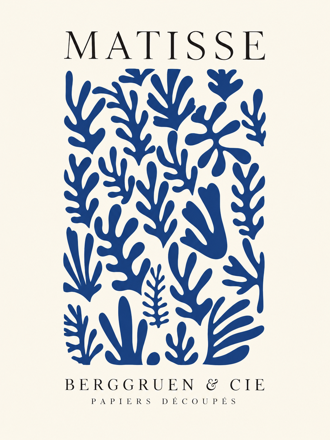 Matisse Botánica azul repetida