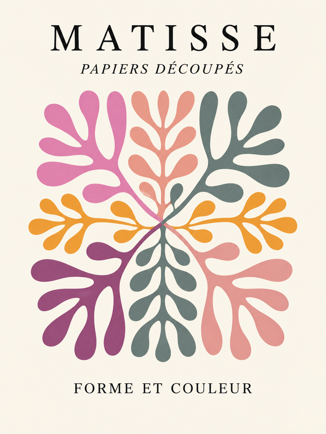 Matisse Branche colorée