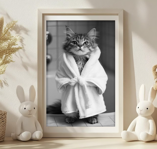 Gato baño 3