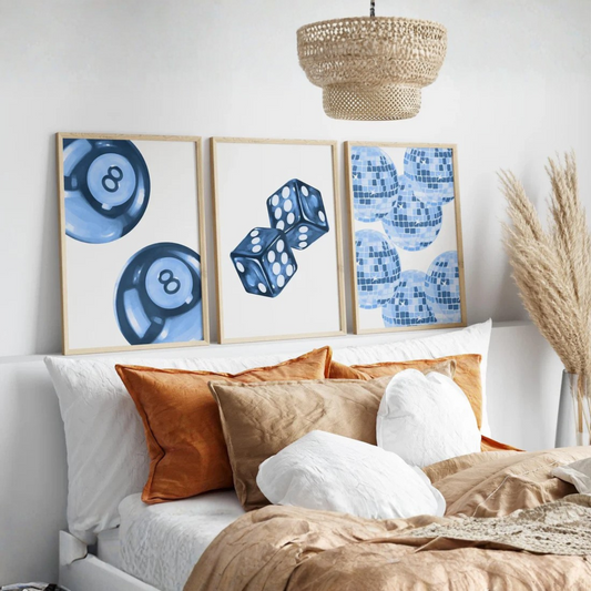 Set de 3 Blue Trendy