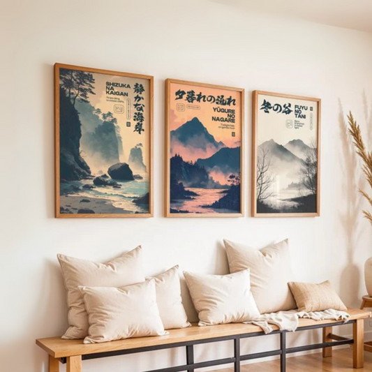 Set de 3 Arte Japonés #2