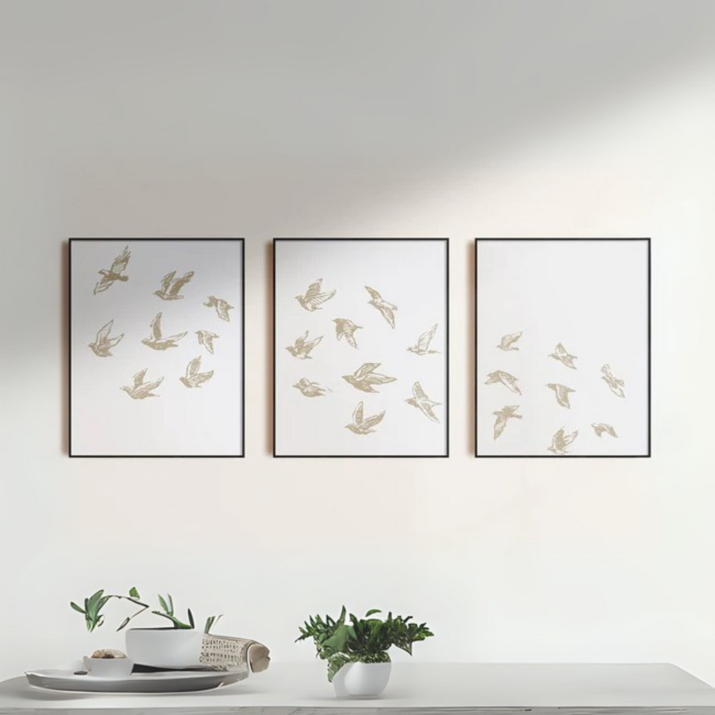 Set de 3 Pájaros #1