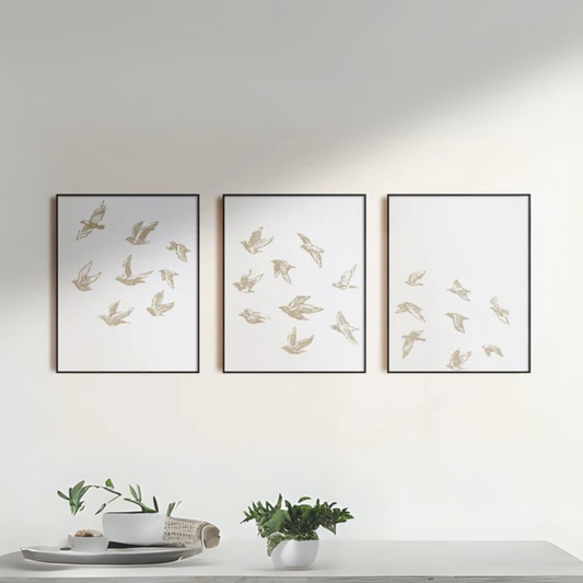Set de 3 Pájaros #1