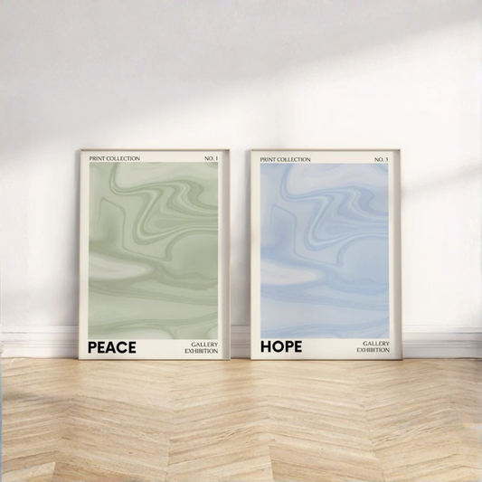 Set de 2 Peace and Hope