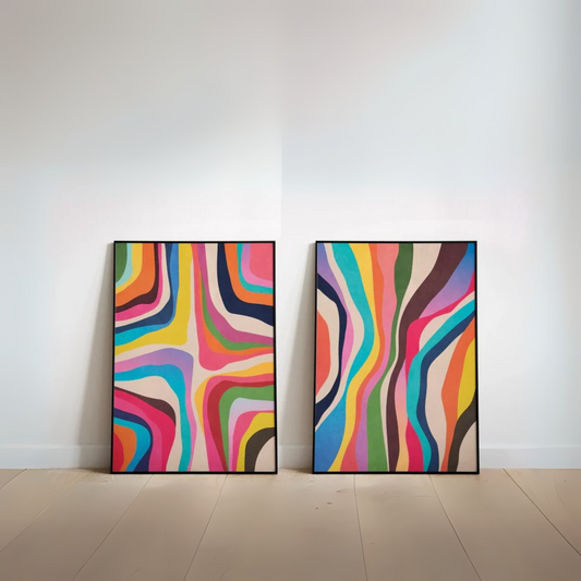 Set de 2 Abstracto #46