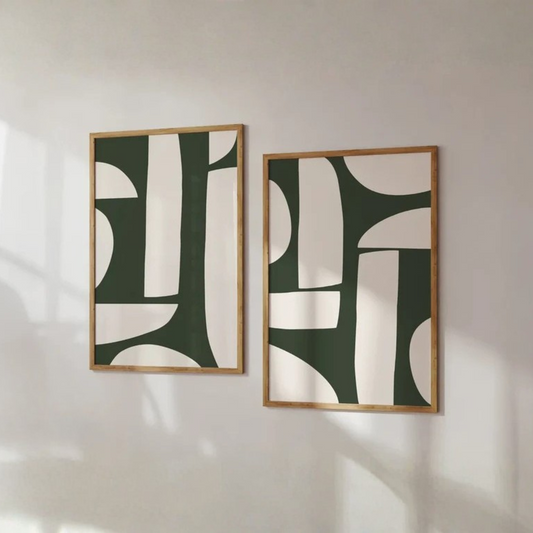 Set de 2 Abstracto #43