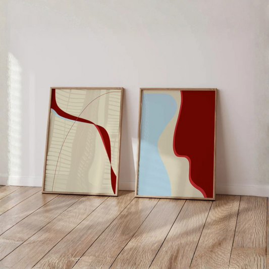 Set de 2 Abstracto #38