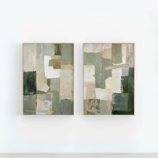 Set de 2 Abstracto #37