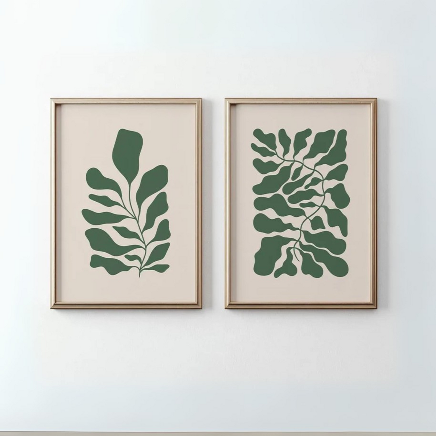 Set de 2 Matisse Botánico Verde