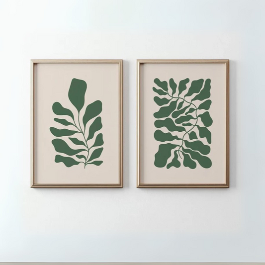 Set de 2 Matisse Botánico Verde