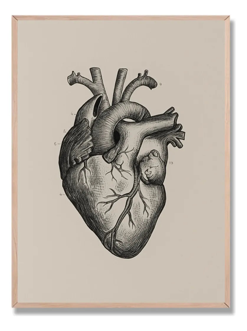 Corazón en Gris