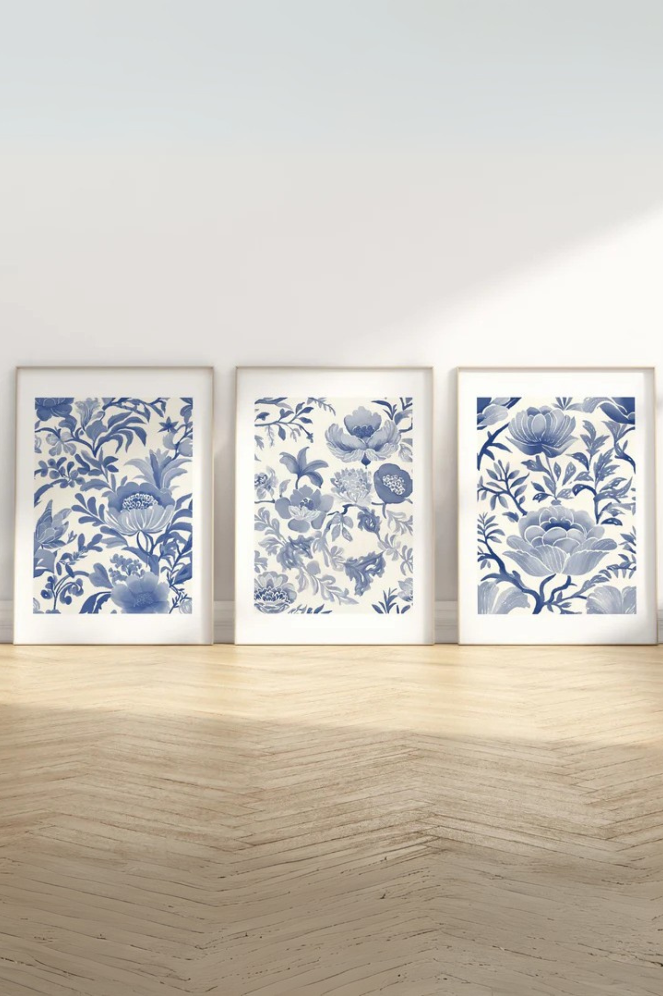 Set de 3 Flores Azules #2