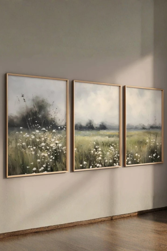 Set de 3 Campo de Flores