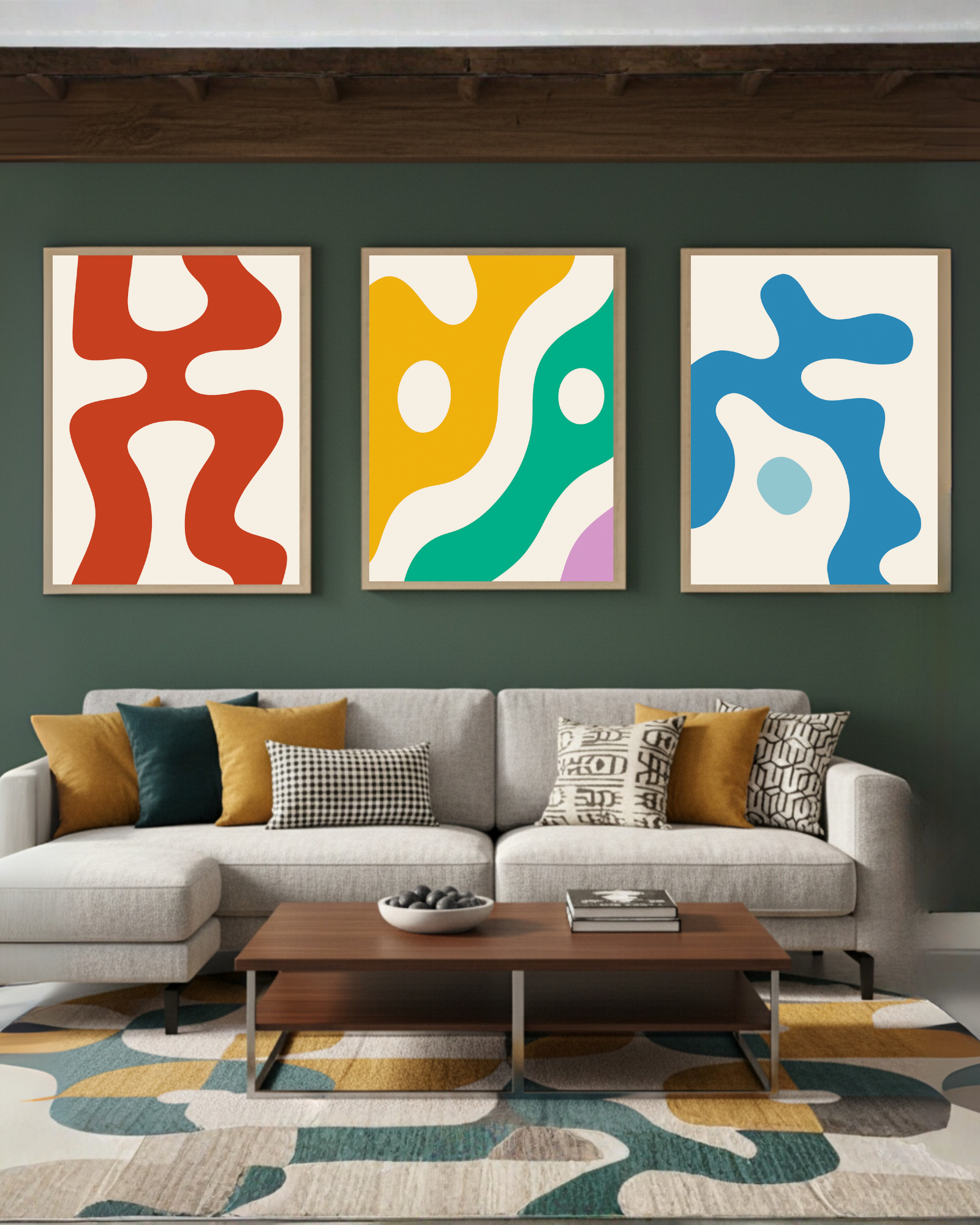 Set de 3 Abstracto #80