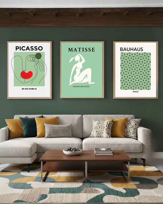 Set de 3 Artistas Verde #3