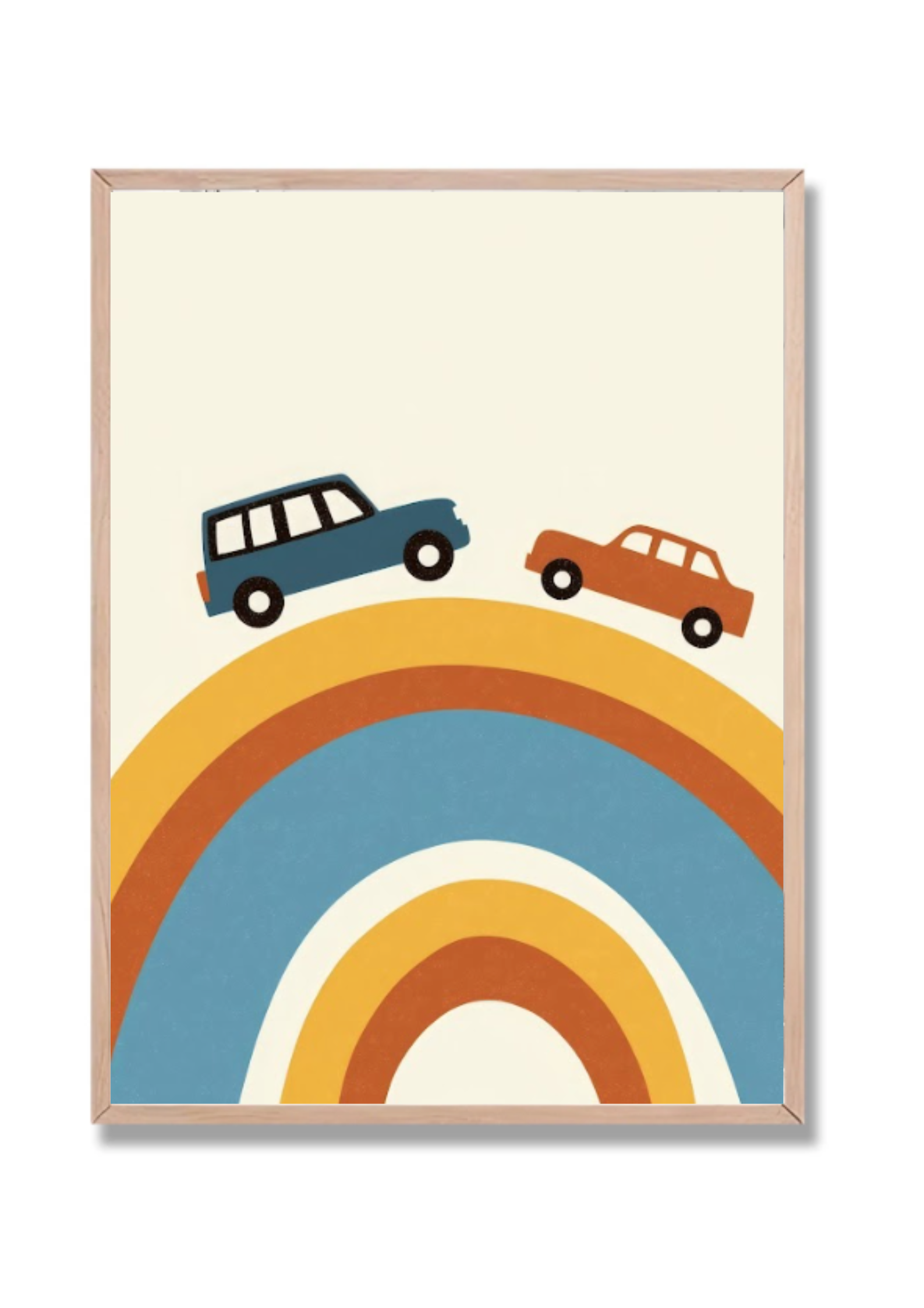 Arcoiris y Auto Infantil