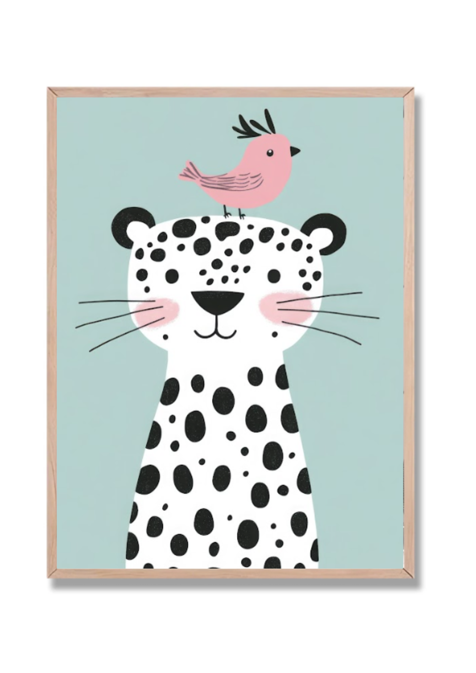 Gato y Pájaro Infantil