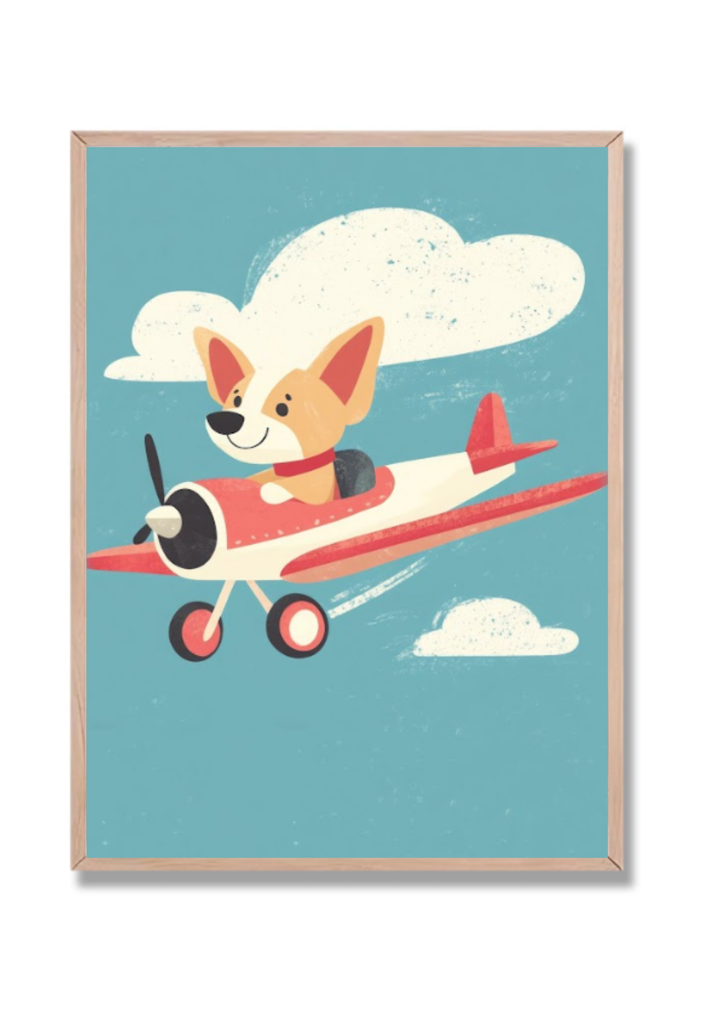 Perro y Avioneta