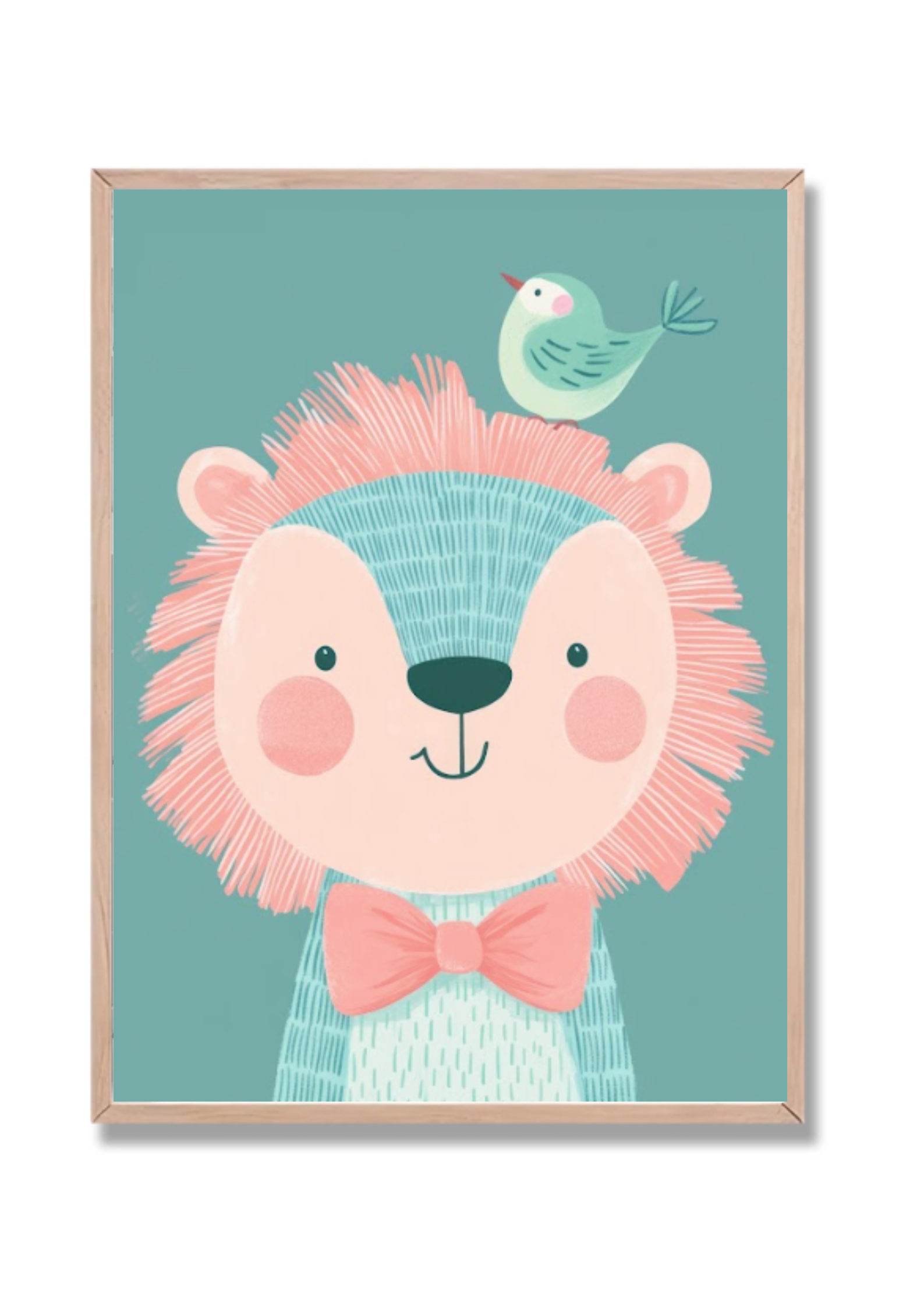 León y Pájaro Infantil