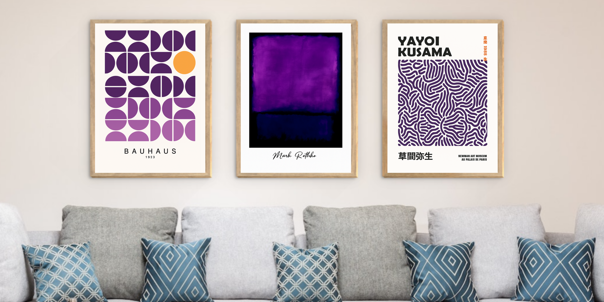 Set de 3 Artistas Violeta