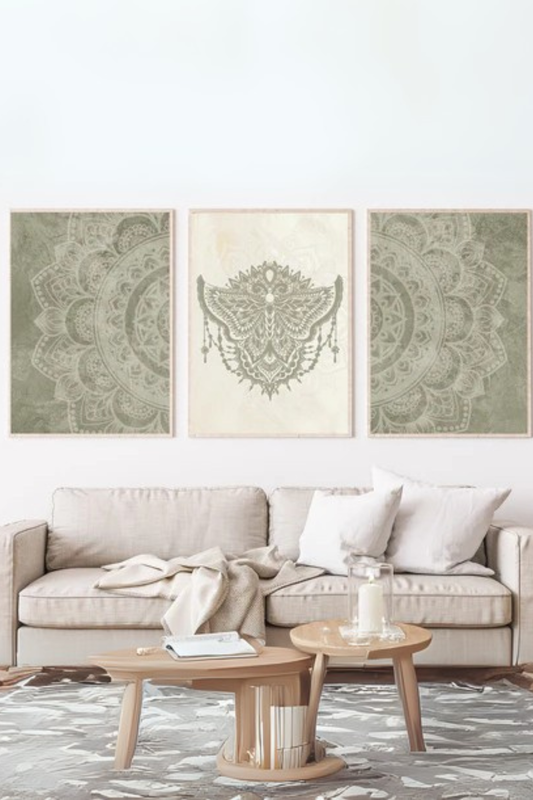Set de 3 Boho Mandala #3
