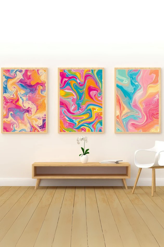 Set de 3 Abstracto #34
