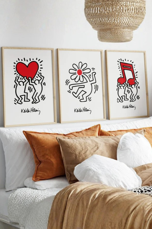 Set de 3 Keith Haring #2