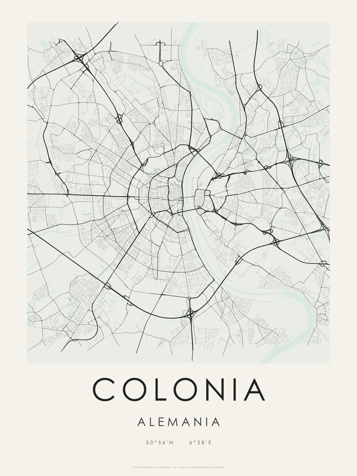 Colonia 1 — mapa artístico 3:4