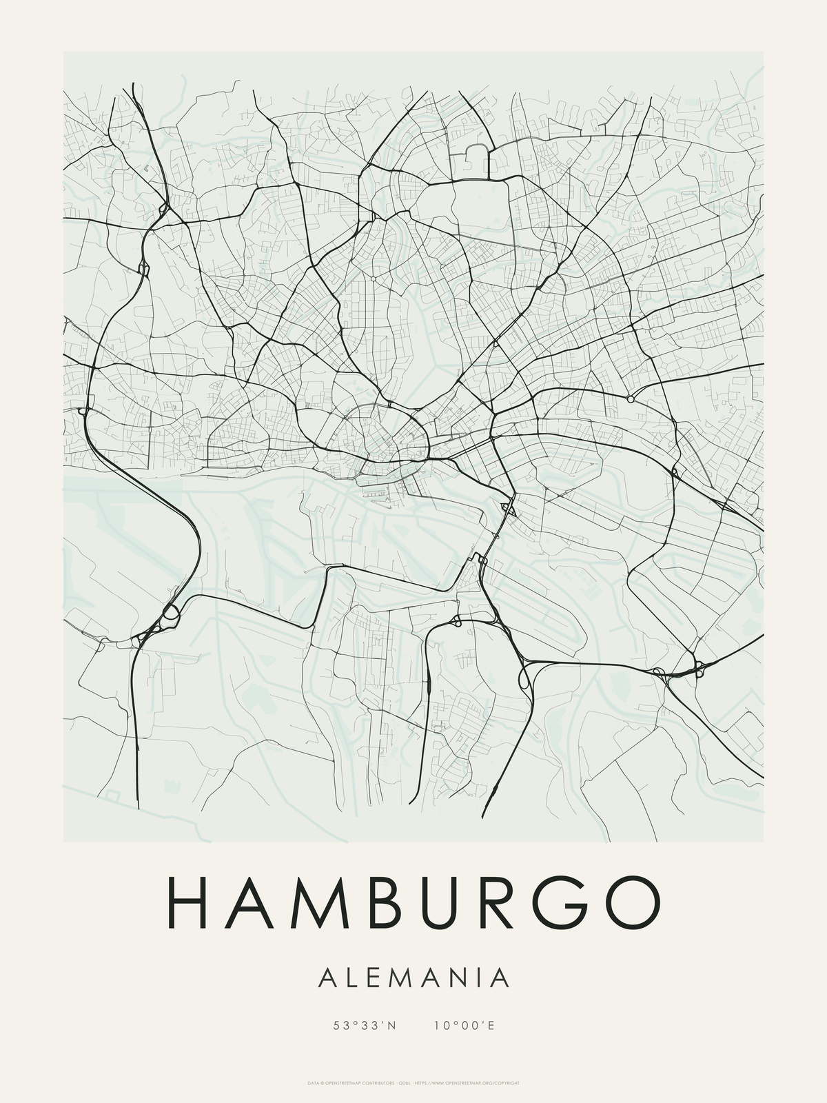 Hamburgo 1 — mapa artístico 3:4