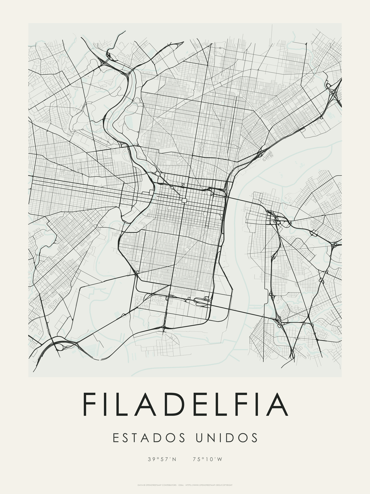 Filadelfia 1 — mapa artístico 3:4