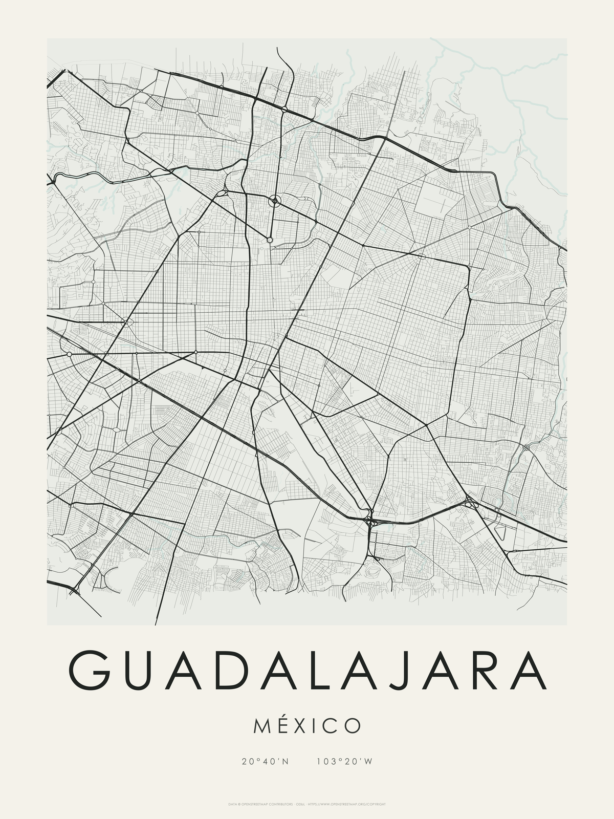 Guadalajara 1 — mapa artístico 3:4