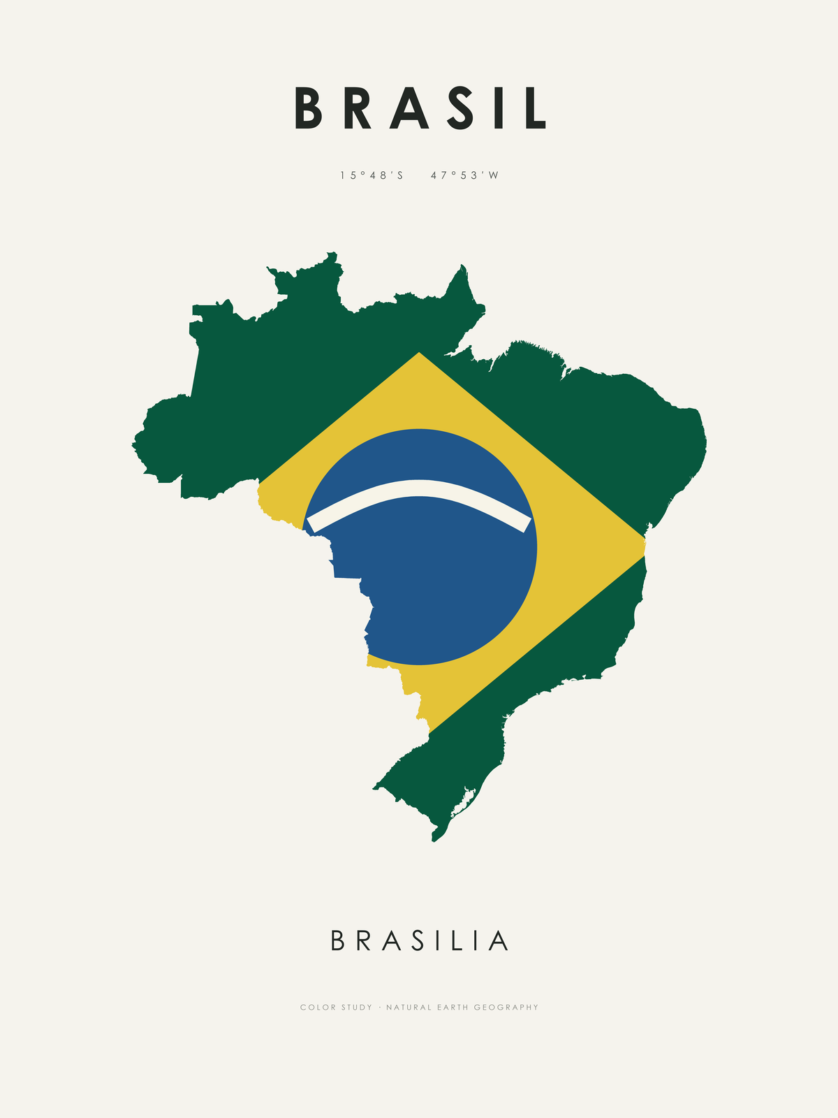 Brasil 3 — mapa artístico 3:4