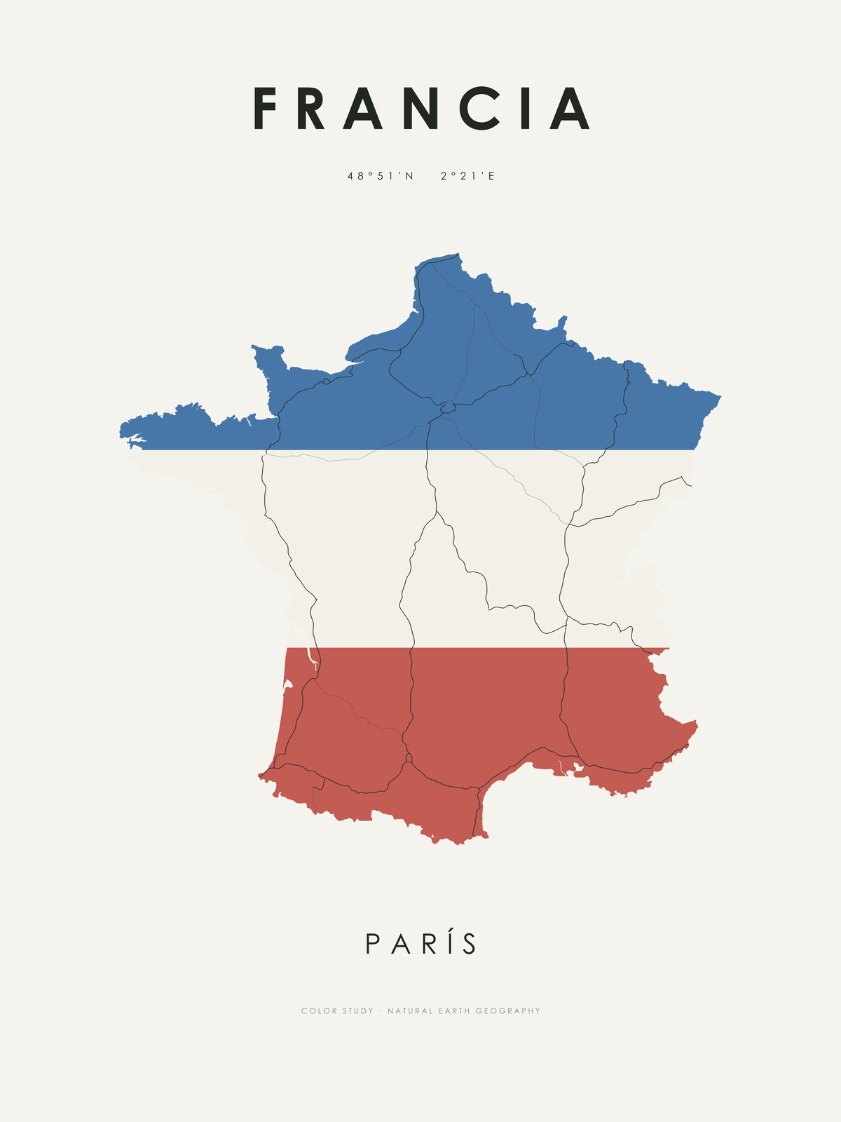 Francia 1 — mapa artístico 3:4