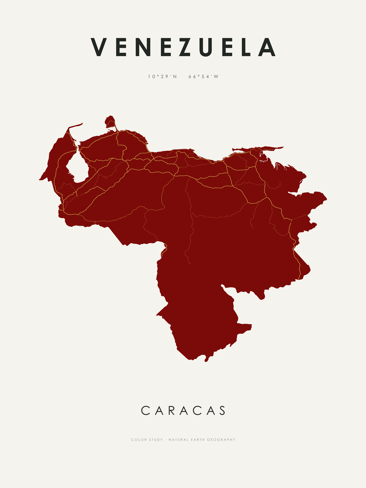 Venezuela 2 — mapa artístico 3:4