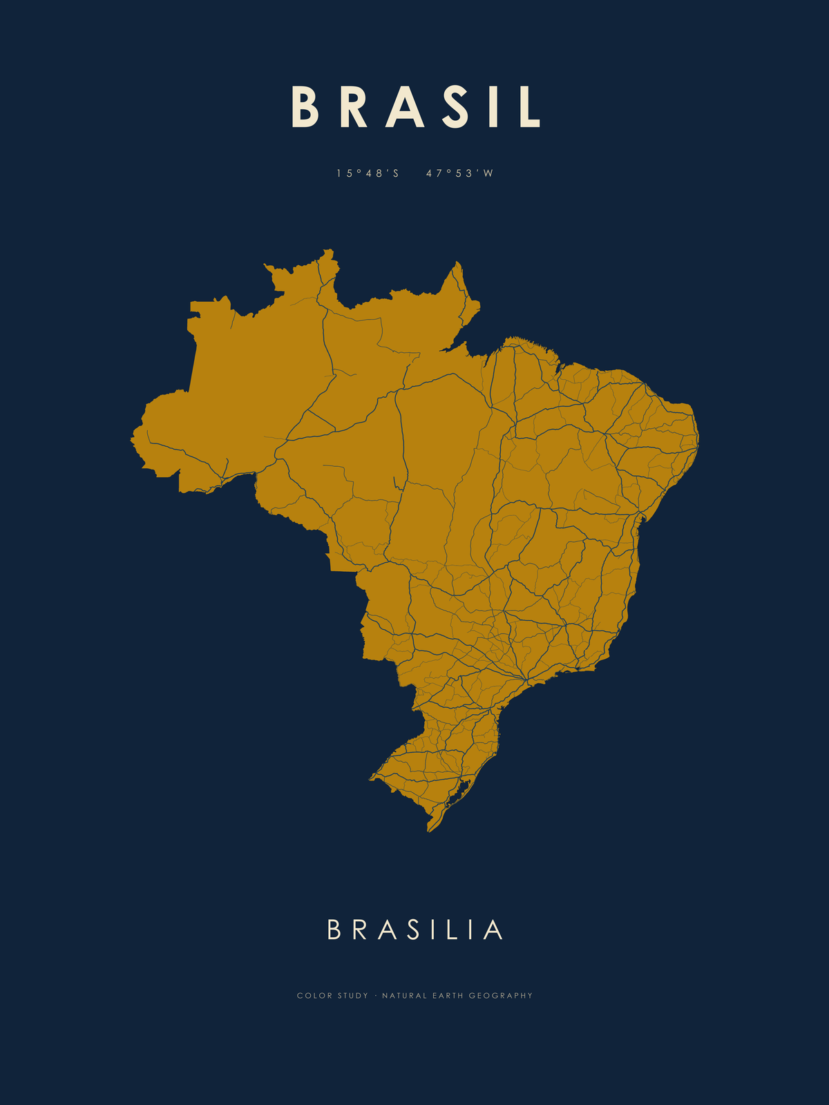 Brasil 2 — mapa artístico 3:4