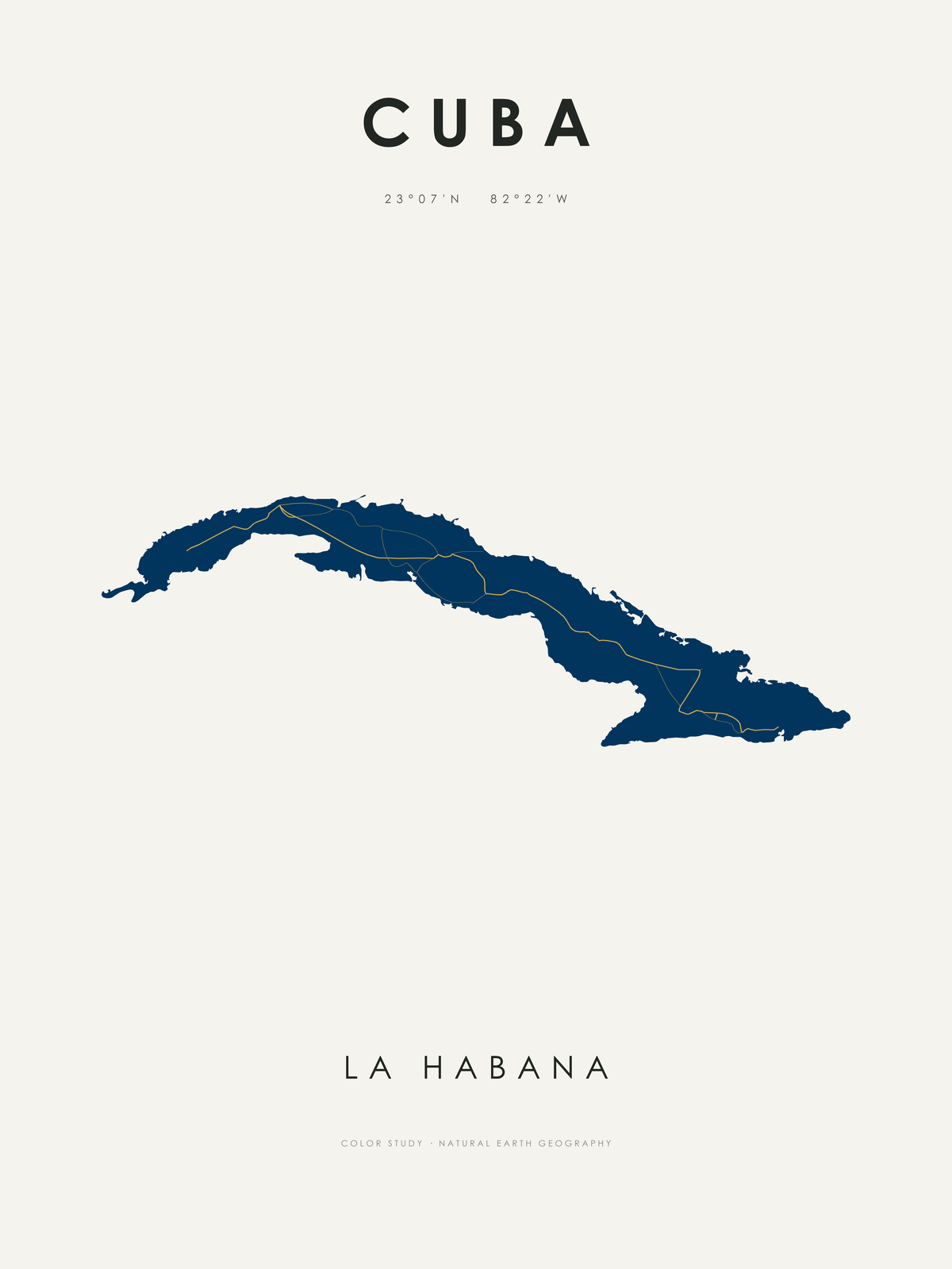Cuba 2 — mapa artístico 3:4
