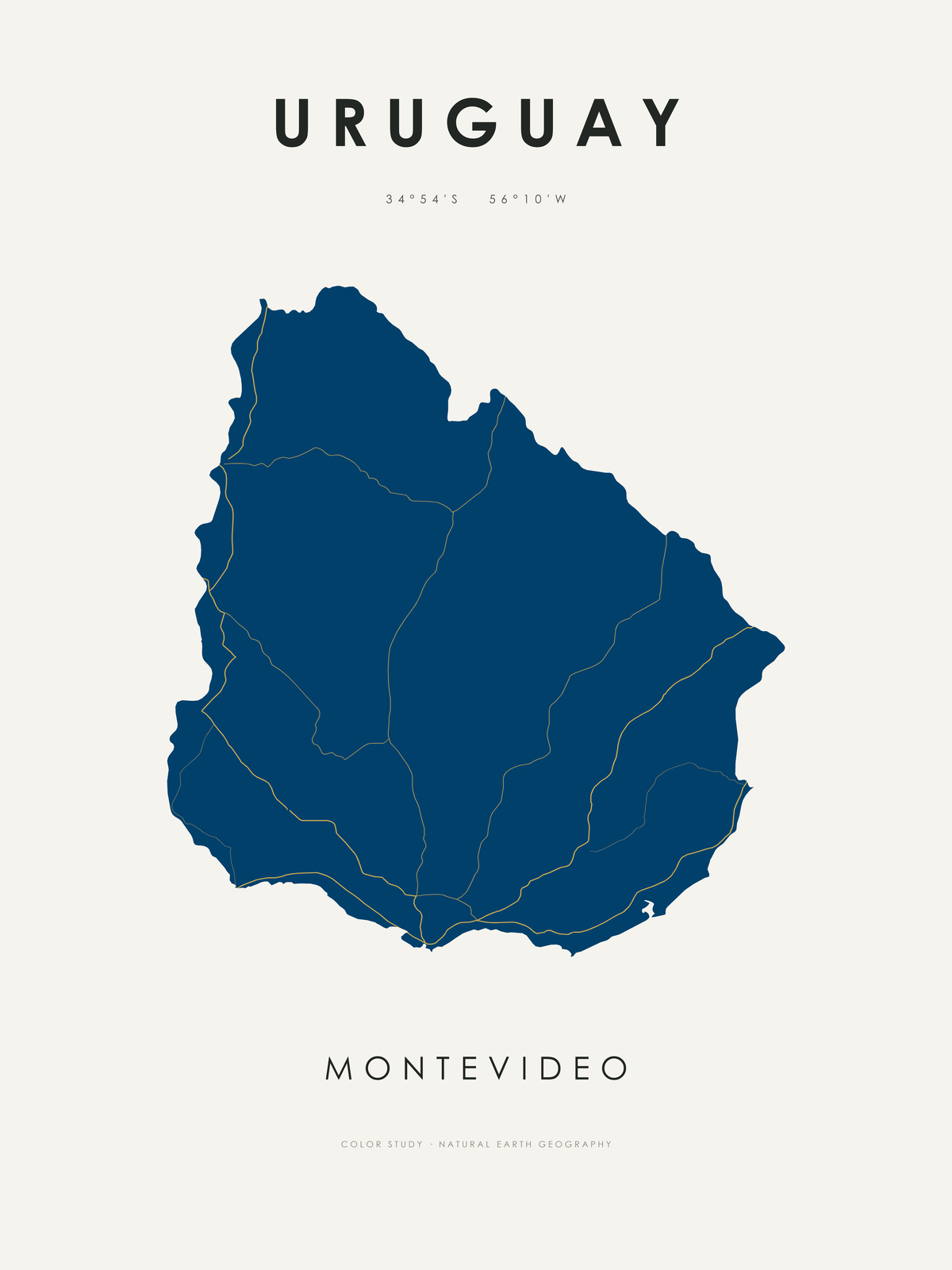 Uruguay 1 — mapa artístico 3:4