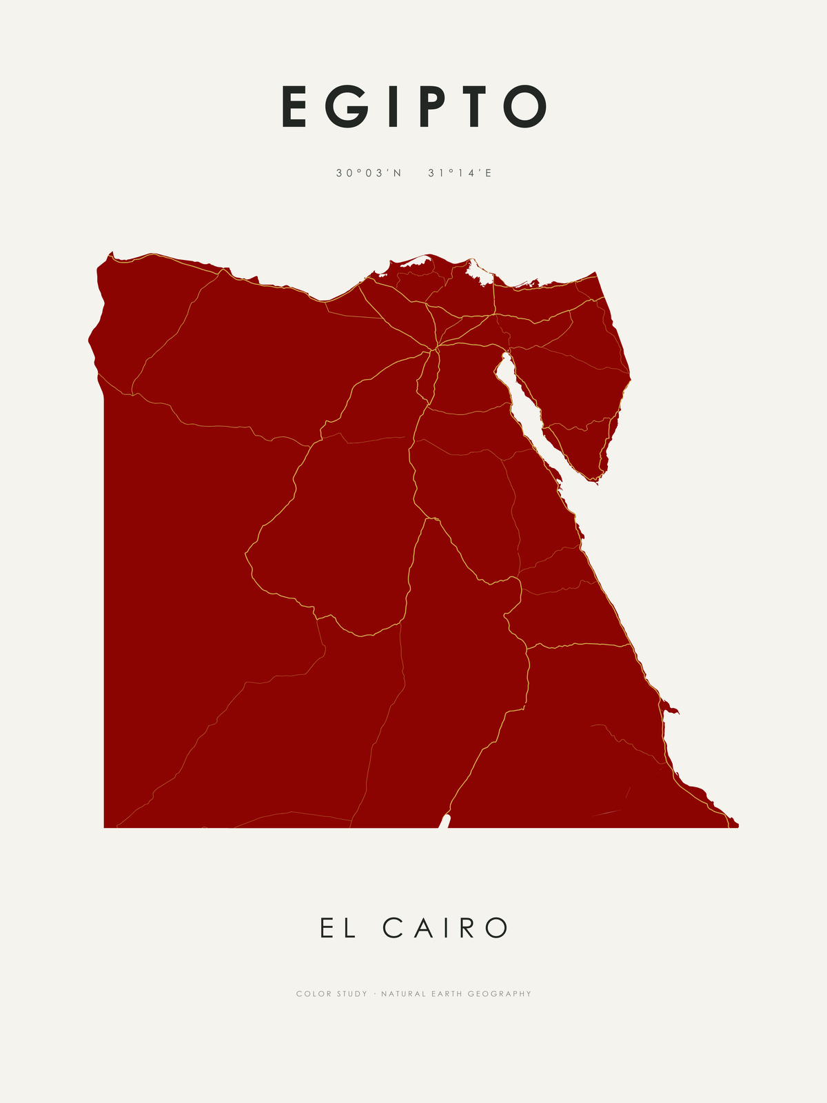 Egipto 1 — mapa artístico 3:4
